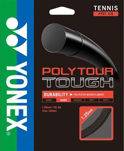 Комплект струни Yonex Poly Tour Tough 125 Black (12m)