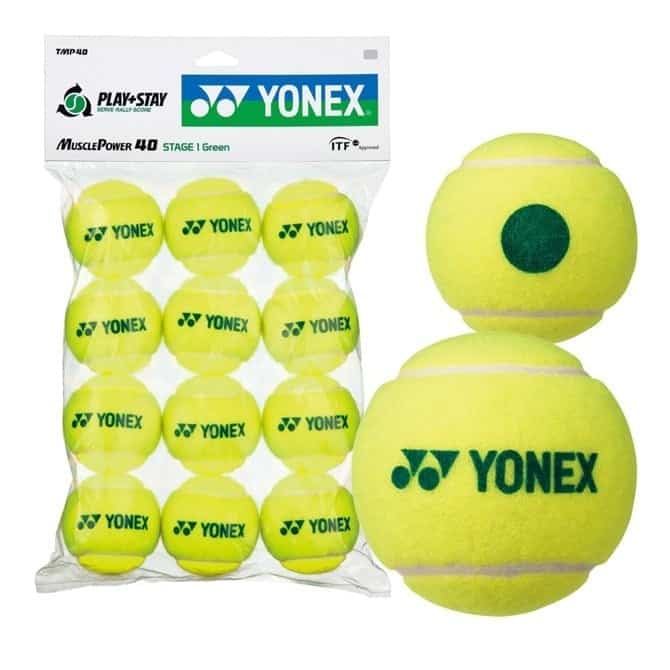М’ячі тенісні YONEX MUSCLE POWER 40 TENNIS BALLS