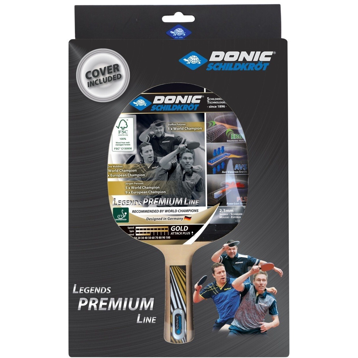 Набор Donic Legends Gold