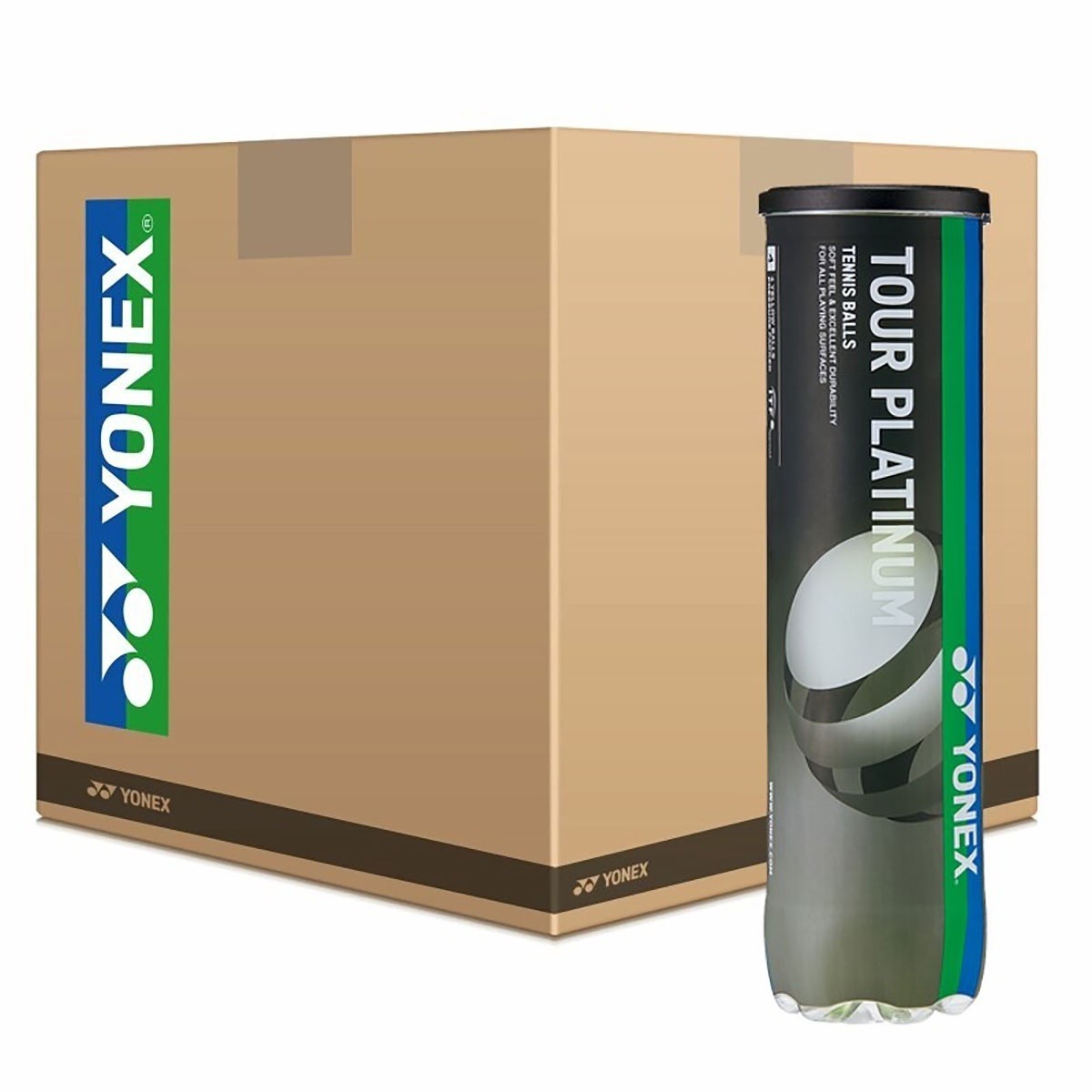 М’ячі тенісні Yonex Tour Platinum (4B) Box