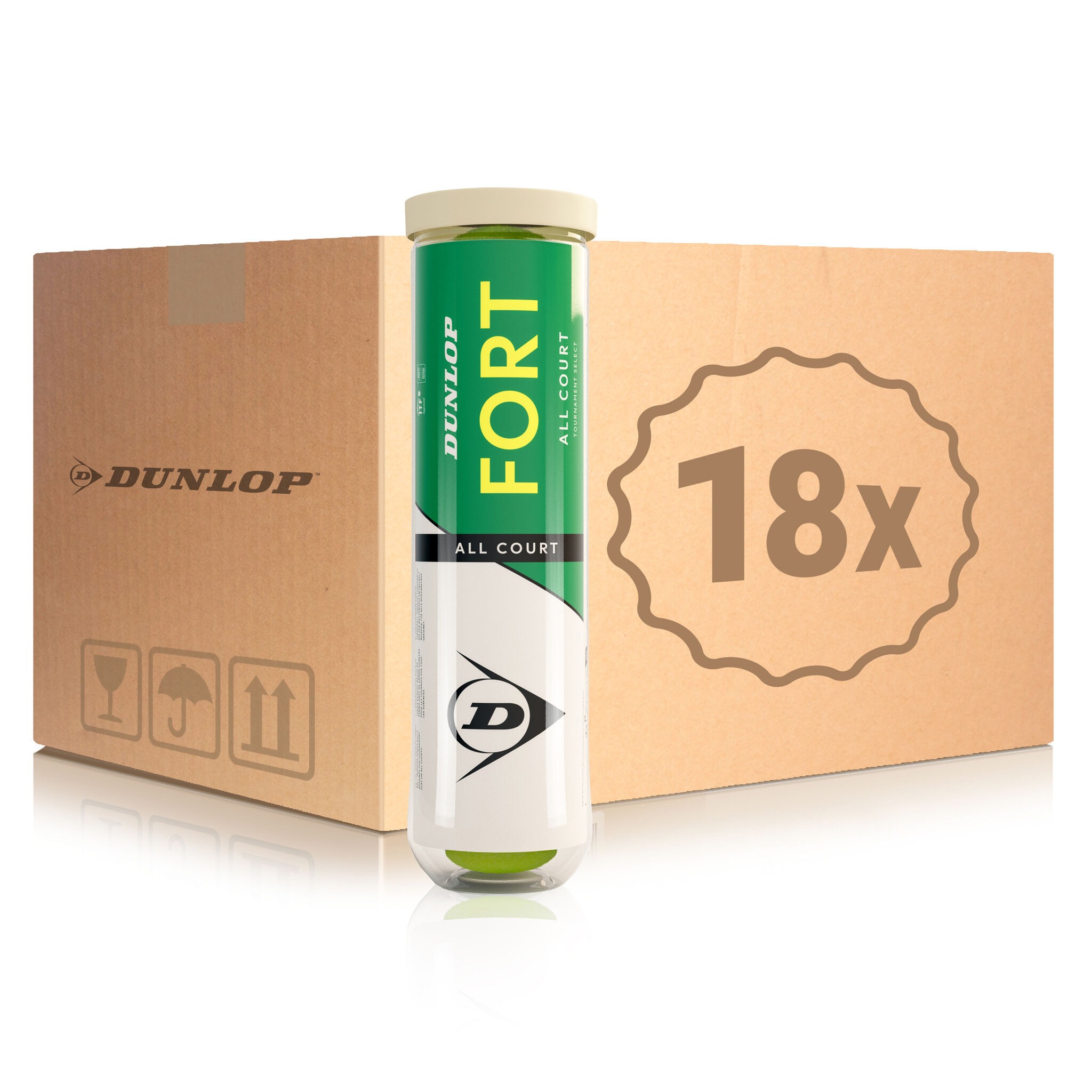 М’ячі тенісні Dunlop Fort 4B Box