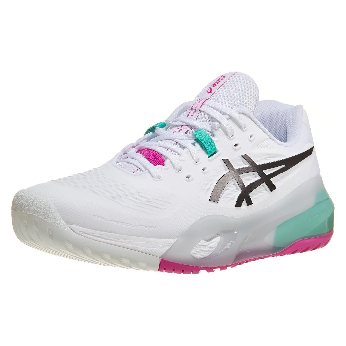Кросівки чоловічі Asics Gel Resolution X White/Aurora Green