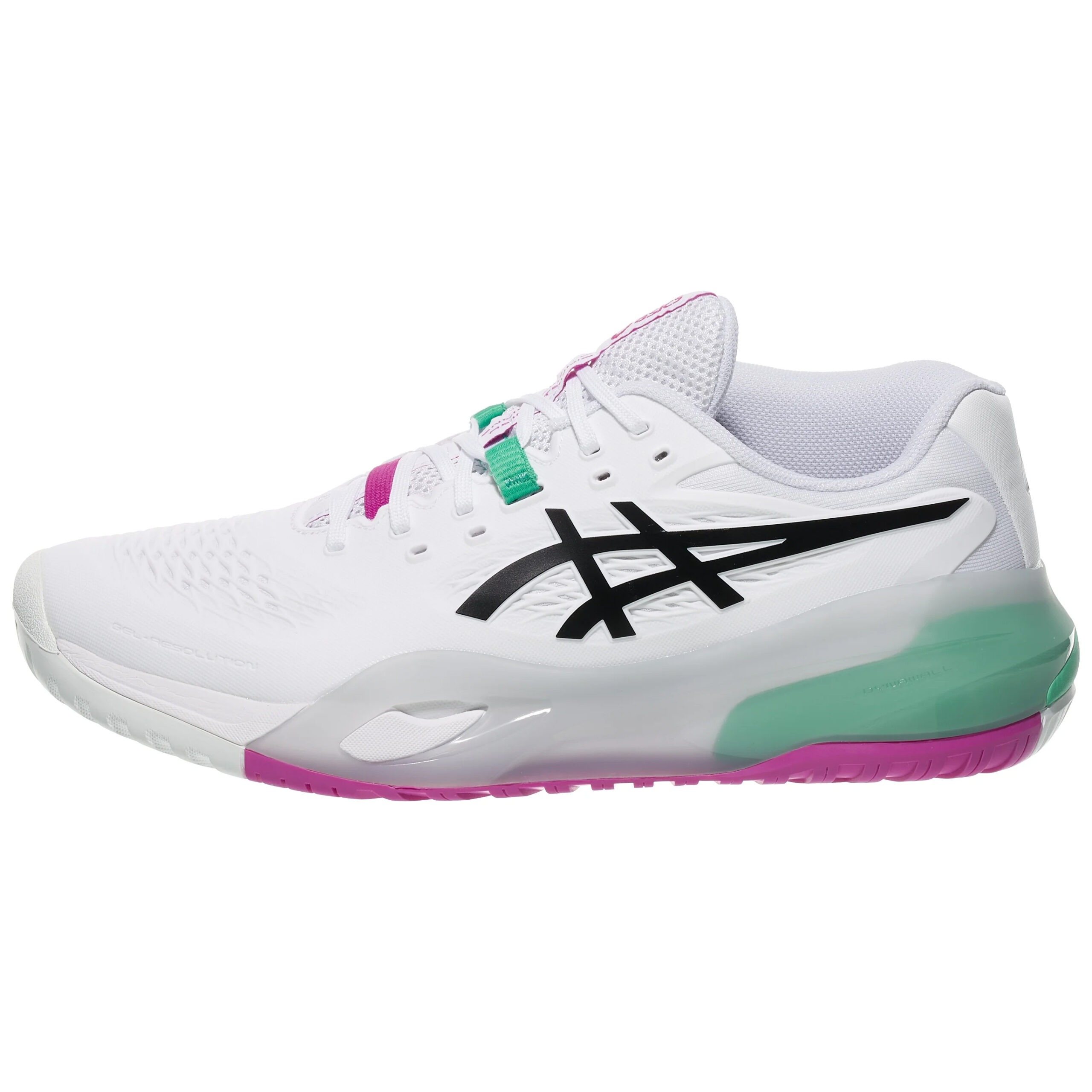 Кросівки чоловічі Asics Gel Resolution X White/Aurora Green