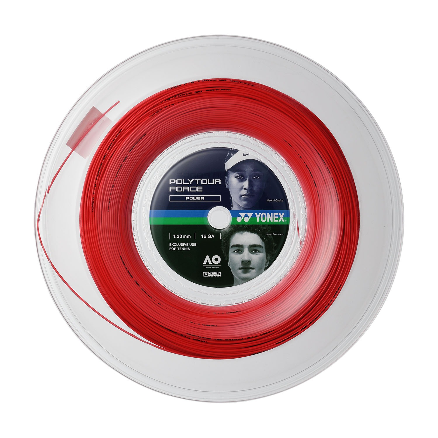 Струна Yonex Poly Tour Force Bright Red (200m)