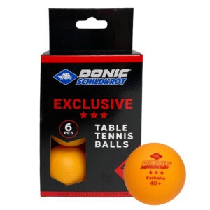 М'ячики Donic Exclusive (Avantgarde) 3* 40+ White (6шт.)