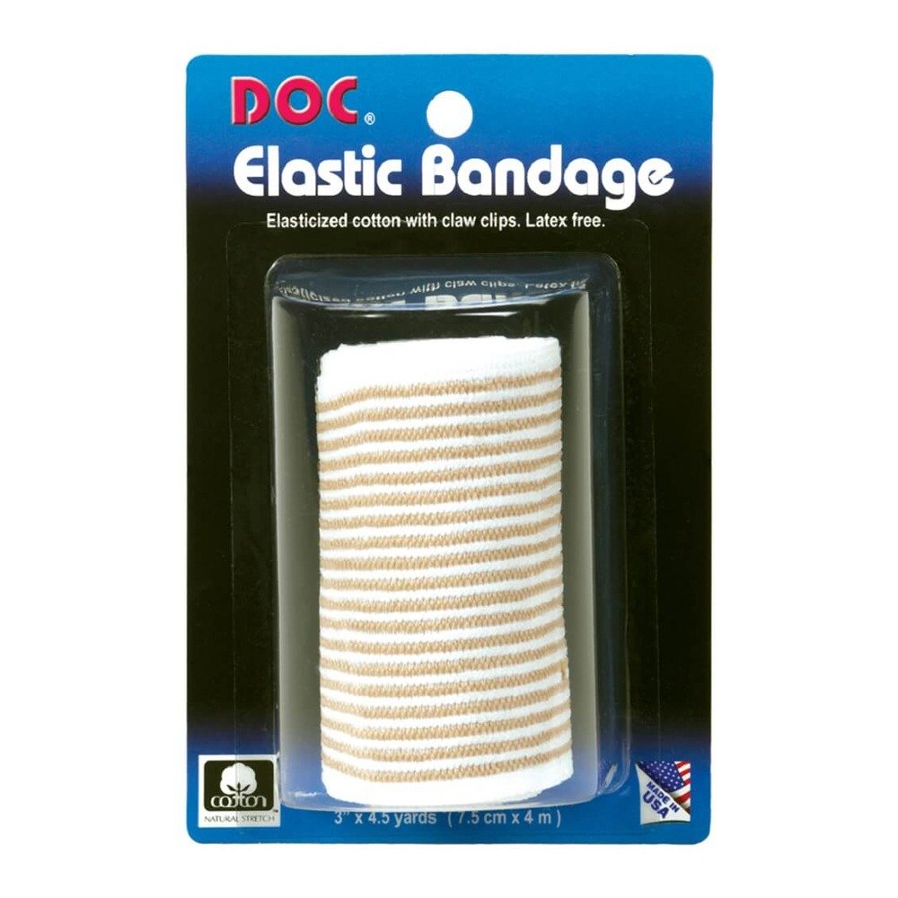 Еластичний бинт з фіксаторами Tourna Fin Elastic bandage
