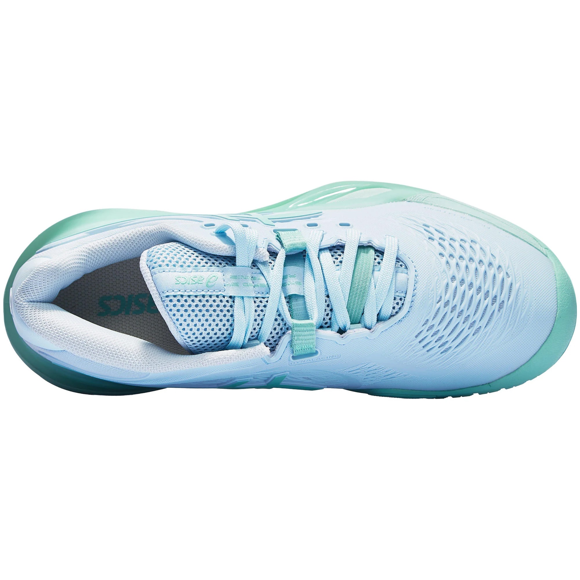 Кросівки жіночі Asics Gel Resolution X Light Blue/Oasis Green