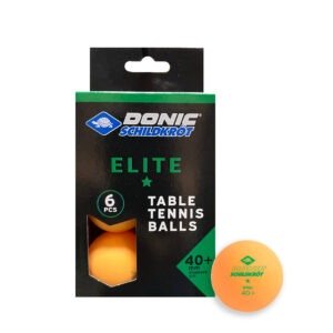 М'ячики Donic Elite 1* 40+ Orange (6шт.) М'ячики Donic Elite 1* 40+ Orange (6шт.)